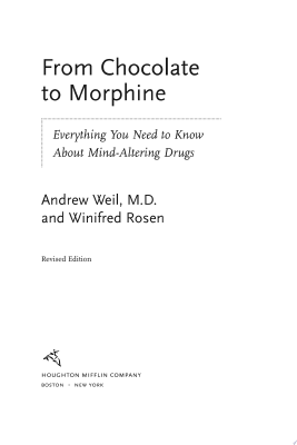 Cover for From Chocolate to Morphine