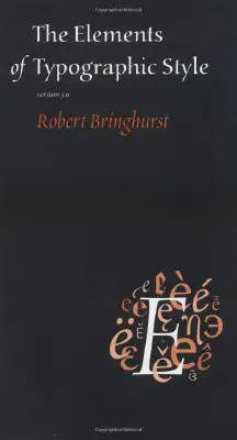 Cover for The Elements of Typographic Style