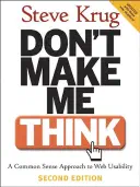 Cover for Don't Make Me Think